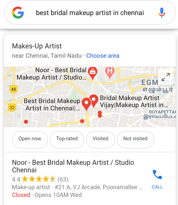 Find the best bridal makeup artist in your CITY!