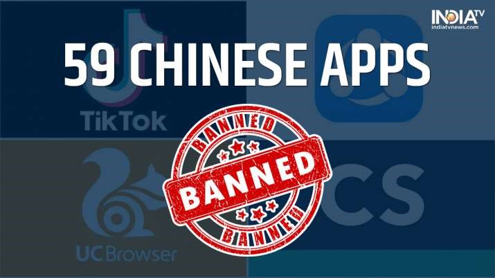 59 Chinese apps banned in India