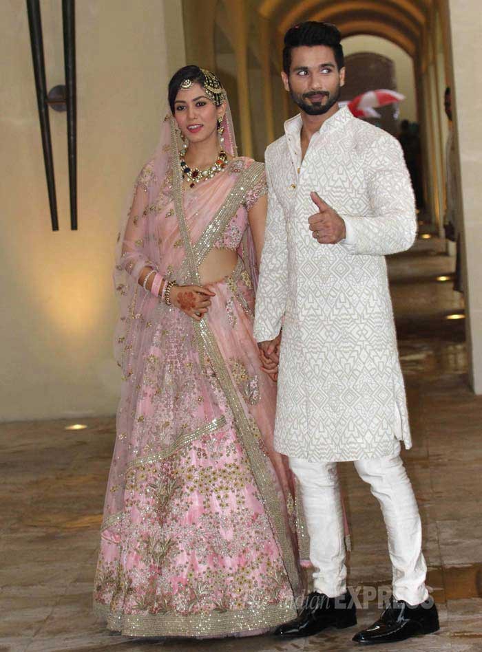 Mira Rajput and Shahid Kapoor Wedding