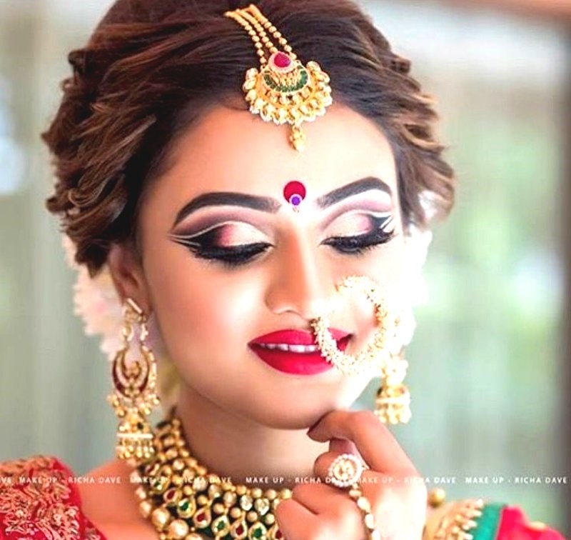 Bindi is a symbol of the Indian bride