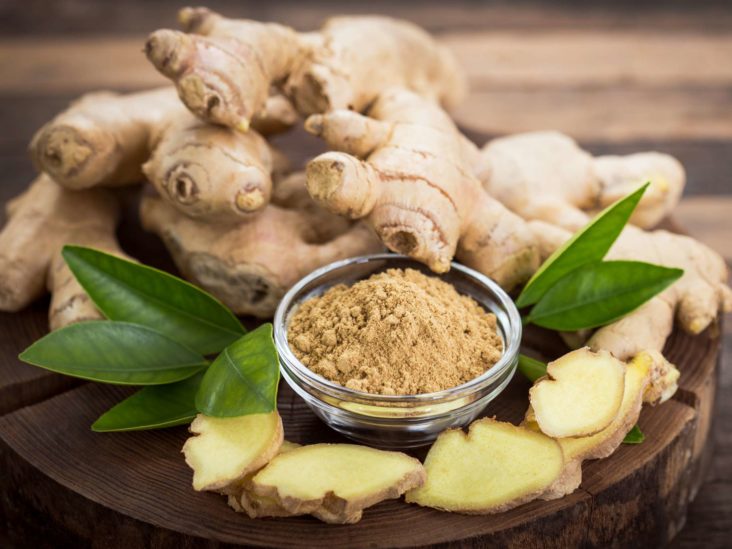 Ginger has a very soothing effect on the skin