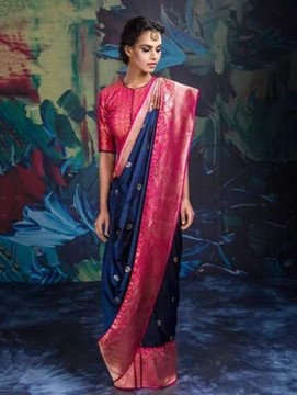 Reusing Mother’s Old Saree for Your Mehendi Outfit