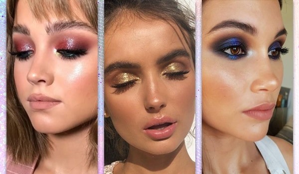 The Glittery Eye Makeup Look For Virtual Parties